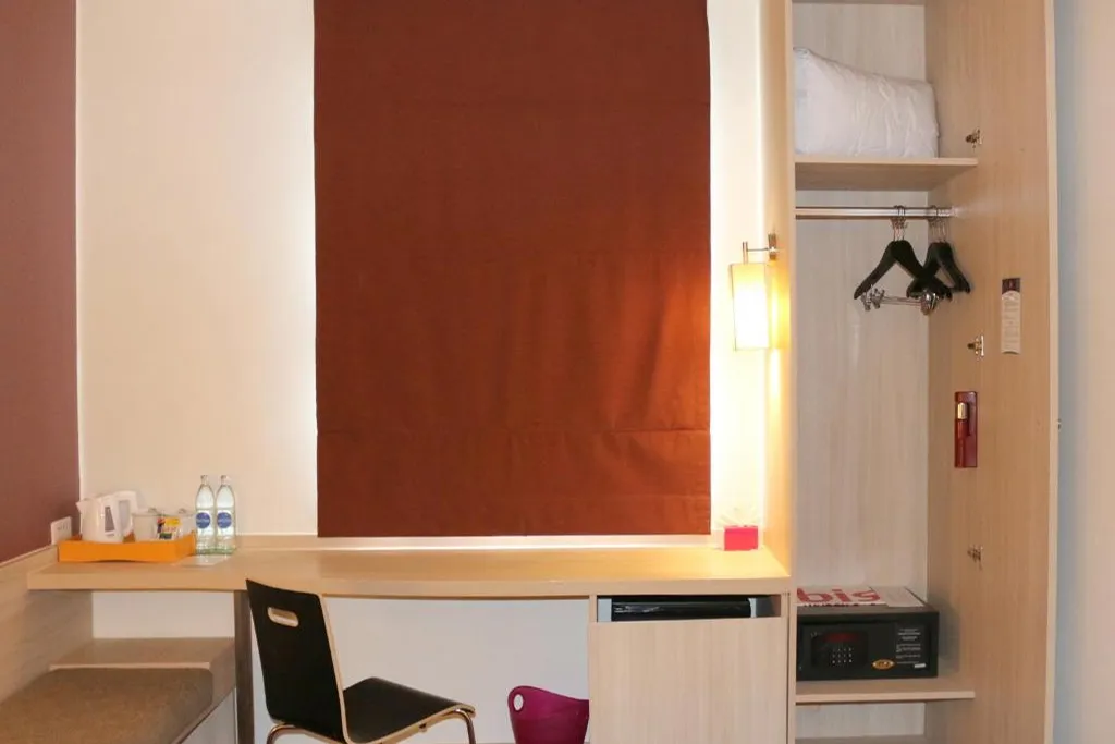 Guest room entrance and corridor view