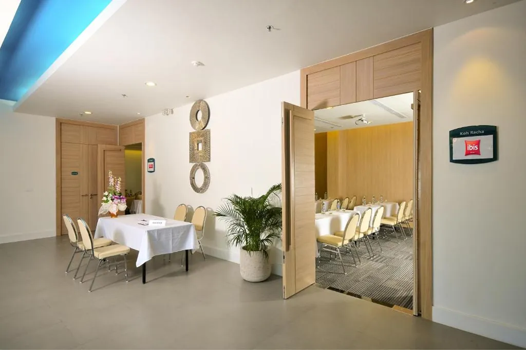 Interior view of guest room in city hotel