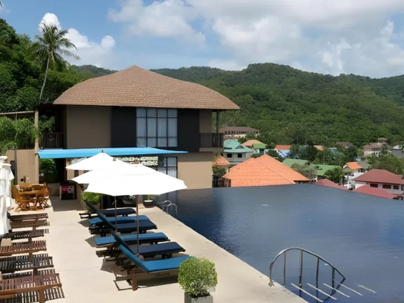 Swimming pool at boutique hotel