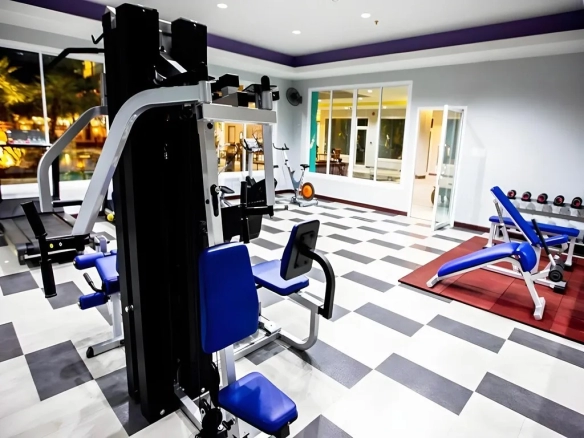 Fitness center and gym room at The Ninth Pattaya Hotel Pattaya