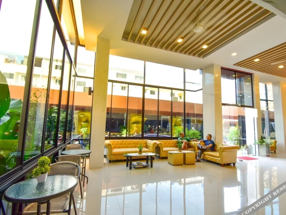 Hotel lobby and common area