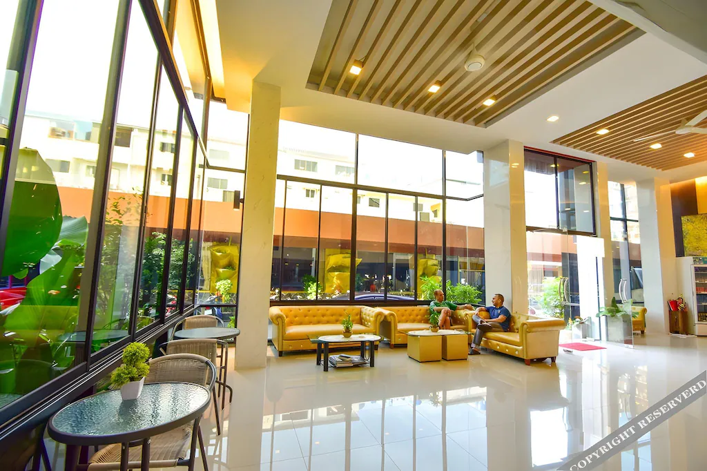 Hotel lobby and common area