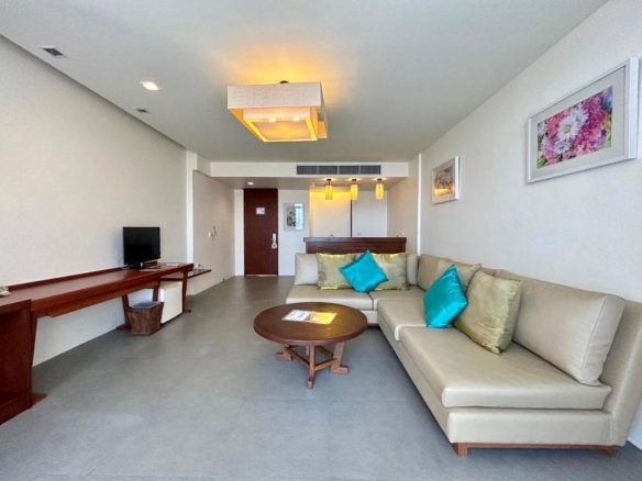 Lobby area of boutique hotel