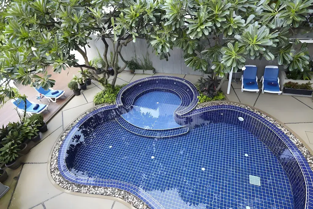 Modern common area for hotel guests