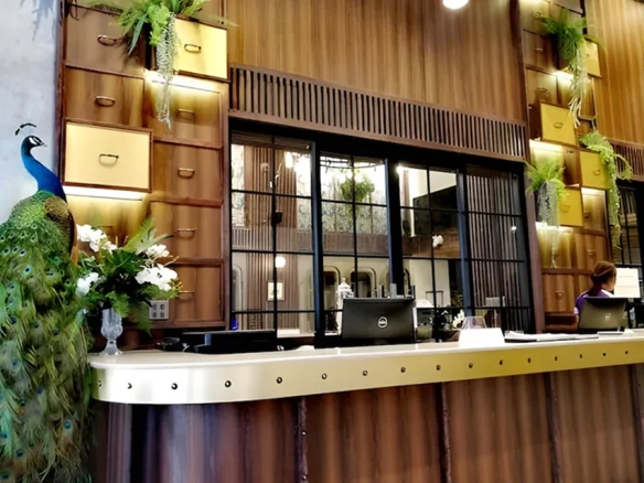 Lobby bar counter at boutique hotel North Pattaya