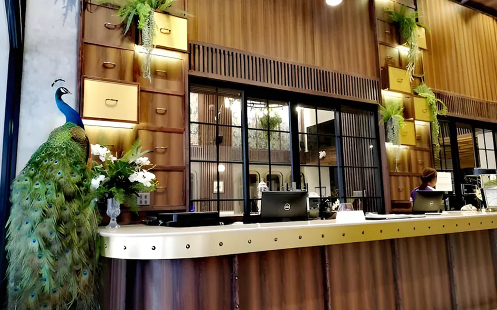 Lobby bar counter at boutique hotel North Pattaya