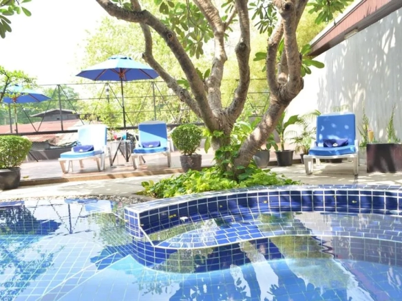 Fitness and wellness facility inside hotel