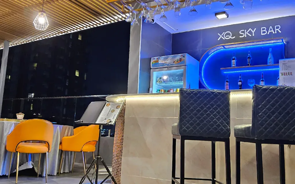 Rooftop sky bar at boutique hotel North Pattaya