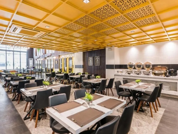 Indoor restaurant dining area at boutique hotel North Pattaya