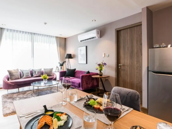 In-room dining area at boutique hotel North Pattaya