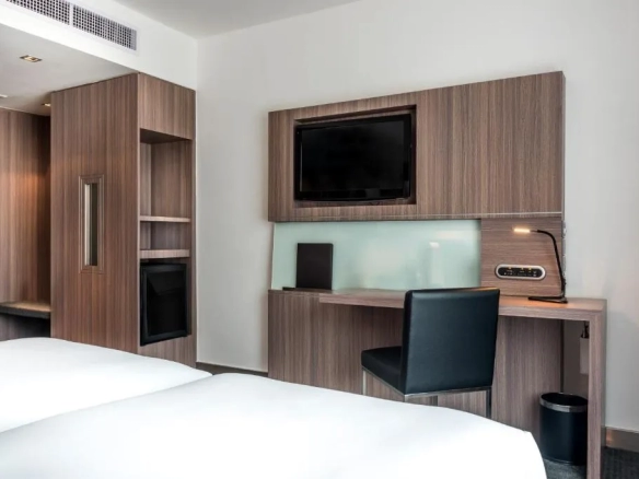 In-room TV and wardrobe facilities