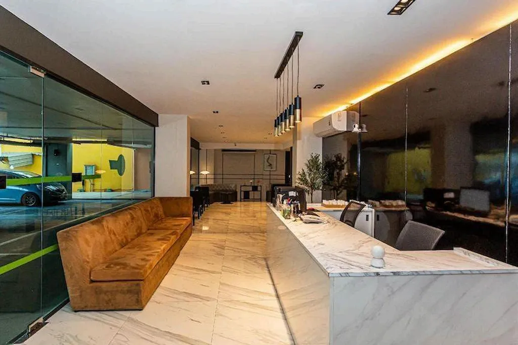 Reception and front desk operational area