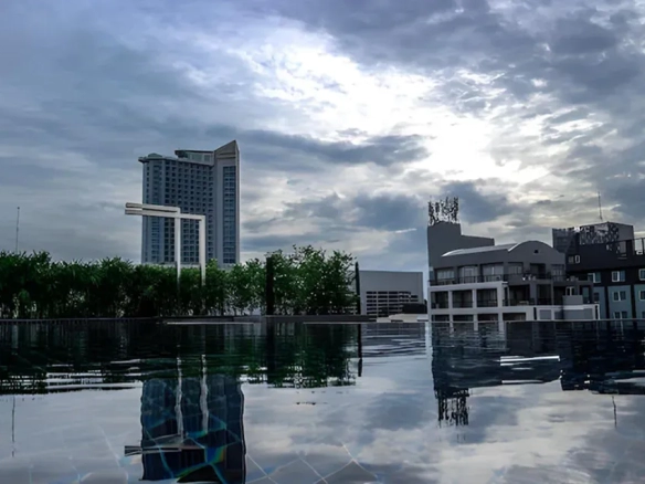 City skyline view near boutique hotel in North Pattaya