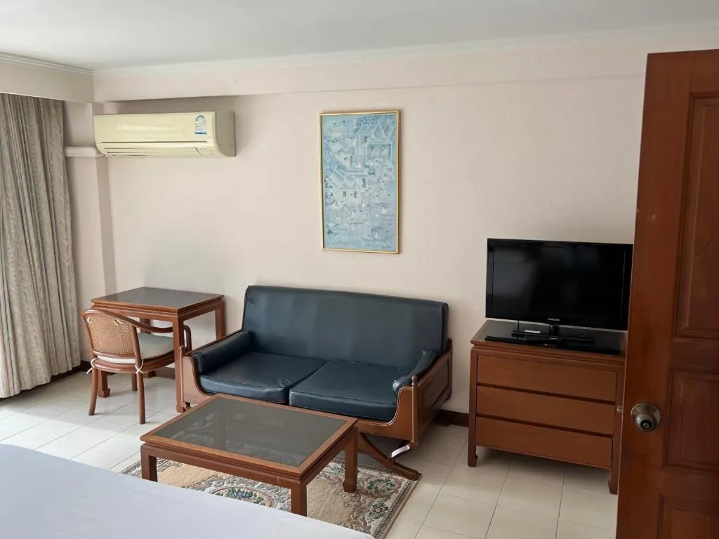 Hotel interior living and sitting area