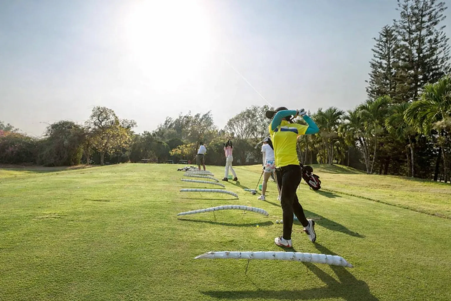 6.golf-driving-range-chiang-mai-resort Golf driving range facility in Chiang Mai resort