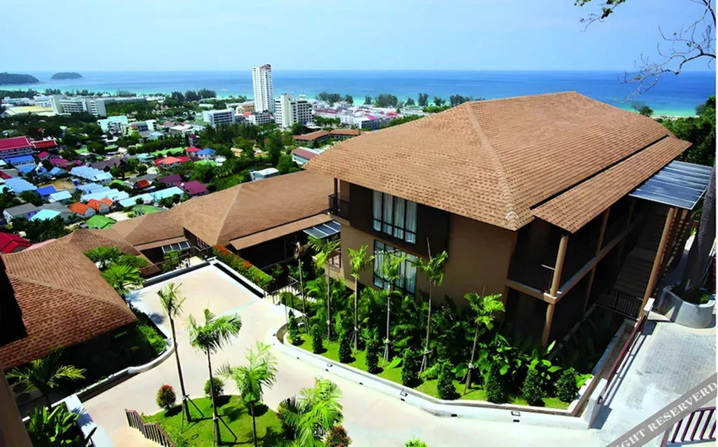 Overall complex view of boutique hotel