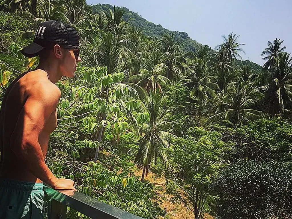 Natural greenery surrounding the boutique hotel