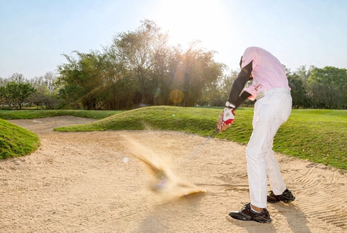 Golf course bunker design in Chiang Mai