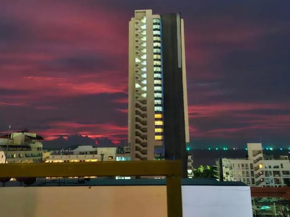North Pattaya city skyline at night