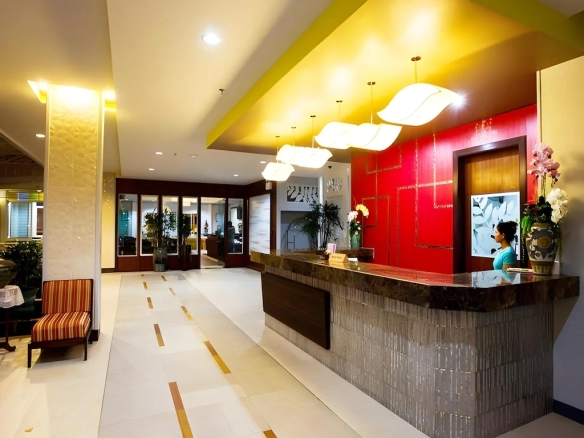 Hotel lobby and reception at The Ninth Pattaya Hotel Pattaya