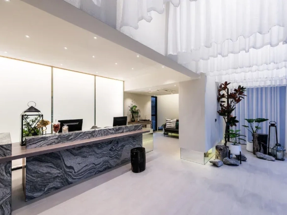 Reception counter and service area of hotel for sale in Bangkok Noi Bangkok