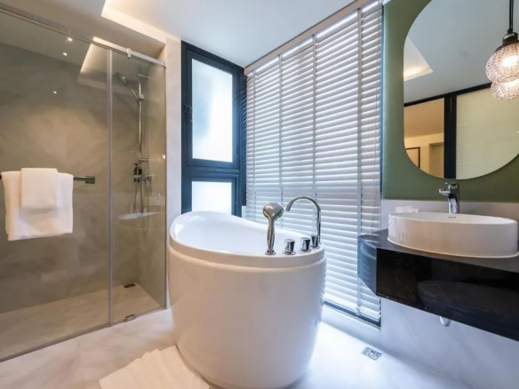 Guest room interior representing consistent accommodation standard of hotel for sale in Bangkok Noi Bangkok