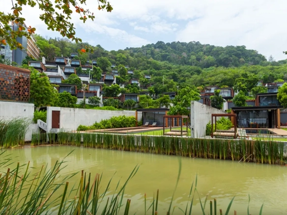 Ultra luxury seaside villa resort hillside view in Phuket
