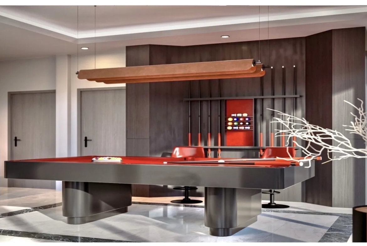 Interior facility area supporting group use of villa for sale in Bang Lamung Chonburi