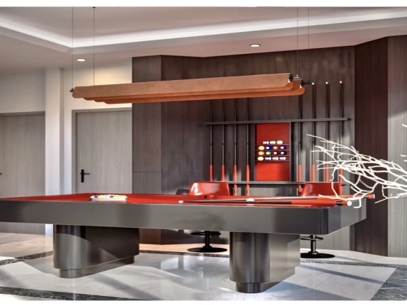 Interior facility area supporting group use of villa for sale in Bang Lamung Chonburi