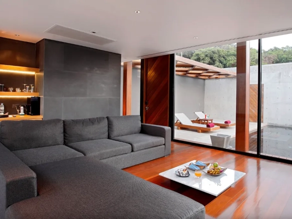 Luxury villa living area in Phuket