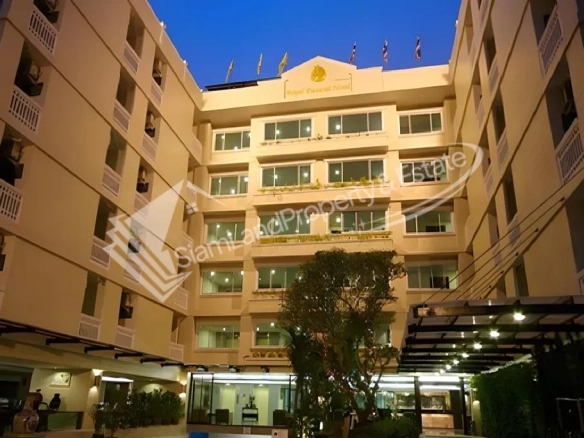 Grand resort hotel building