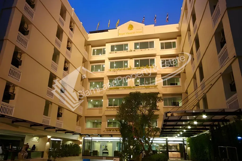 Grand resort hotel building
