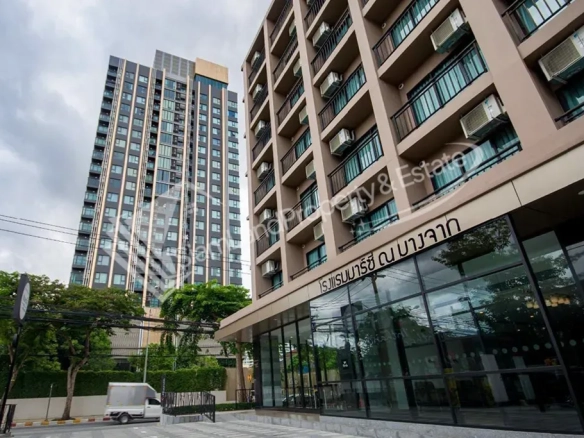 Modern city condo building