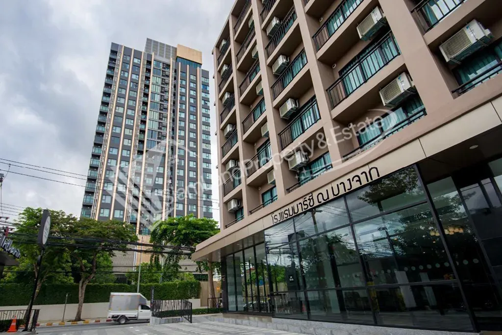 Modern city condo building