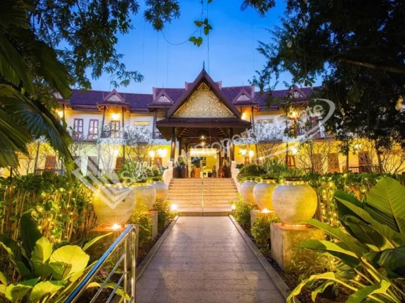 Traditional thai resort building
